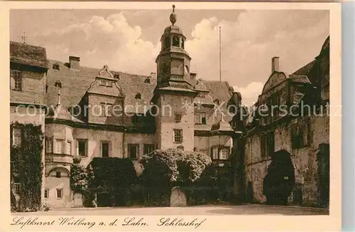 AK / Ansichtskarte Weilburg Lahn Schlosshof