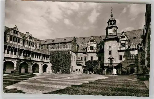 AK / Ansichtskarte Weilburg Lahn Schlosshof