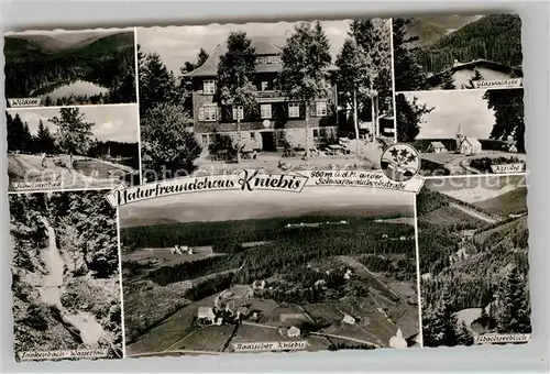 AK / Ansichtskarte Kniebis Freudenstadt Wildsee Schwimmbad Naturfreudehaus Glaswaldsee Kirche Frankenbach Wasserfall Bad Kniebis Elbachseeblick Kat. Freudenstadt