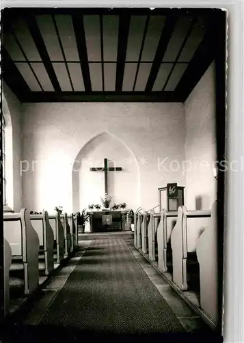 AK / Ansichtskarte Kniebis Freudenstadt Ev Kirche Inneres Kat. Freudenstadt