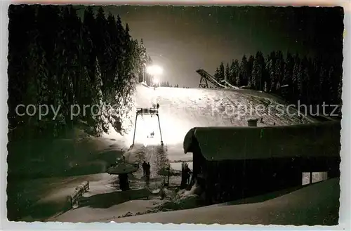 AK / Ansichtskarte Kniebis Freudenstadt Skilift Winter Kat. Freudenstadt