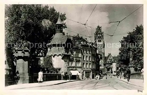 AK / Ansichtskarte Freiburg Breisgau Schwabentor Bruecke Kat. Freiburg im Breisgau