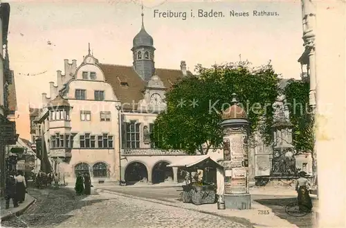 AK / Ansichtskarte Freiburg Breisgau Neues Rathaus Kat. Freiburg im Breisgau