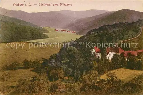 AK / Ansichtskarte Guenterstal Freiburg Blick vom Hildaturm Kat. Freiburg im Breisgau