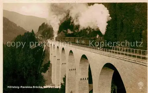 AK / Ansichtskarte Hoellsteig Ravenna Viadukt Kat. Hinterzarten