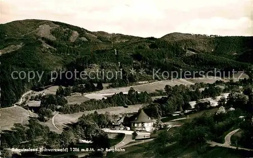 AK / Ansichtskarte Schauinsland mit Schauinslandbahn Kat. Oberried