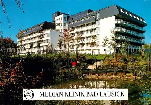 AK / Ansichtskarte Bad Lausick Median Klinik Rehaklinik Teich Kat. Bad Lausick