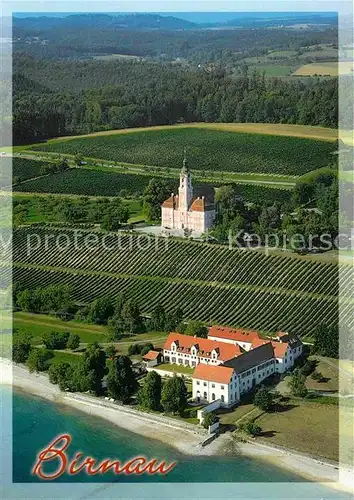 AK / Ansichtskarte Birnau Wallfahrtskirche Fliegeraufnahme Kat. Uhldingen Muehlhofen