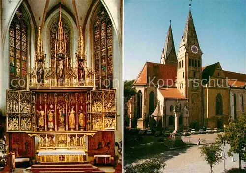 AK / Ansichtskarte Eichstaett Oberbayern Dom und Hochaltar Kat. Eichstaett