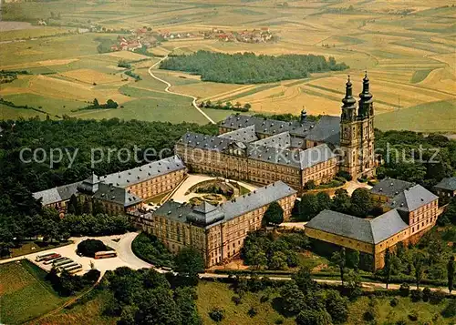 AK / Ansichtskarte Banz Bad Staffelstein Schloss Fliegeraufnahme