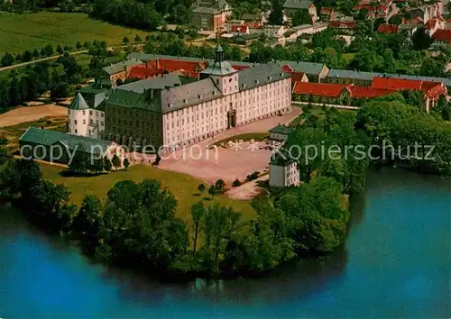 AK / Ansichtskarte Schleswig Schlei Schloss Gottorf mit Burgsee Fliegeraufnahme Kat. Erfde