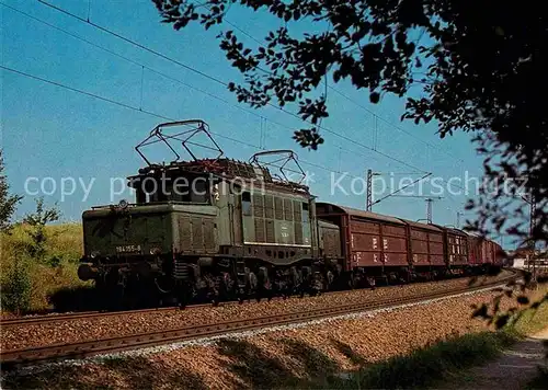 AK / Ansichtskarte Eisenbahn Elektro Gueterzuglokomotive 194 155 8 Deutsche Bundesbahn Ostermuenchen  Kat. Eisenbahn