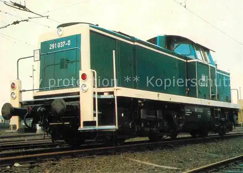 AK / Ansichtskarte Lokomotive Diesellokomotive Rangierdienst 291037 0  Kat. Eisenbahn