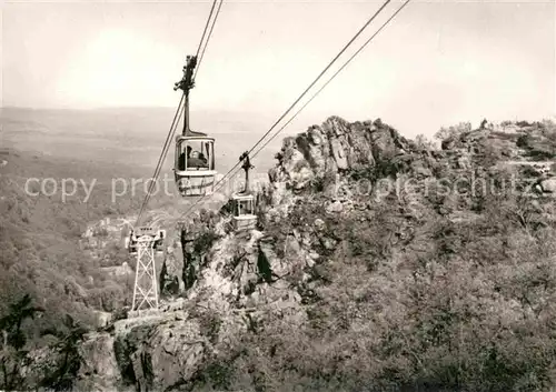 AK / Ansichtskarte Seilbahn Thale Harz Dr. Ernst Wachler Felsen  Kat. Bahnen