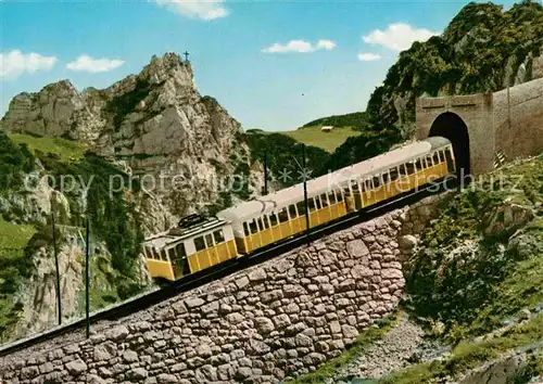 AK / Ansichtskarte Zahnradbahn Wendelsteinbahn Soinkarrspitze  Kat. Bergbahn