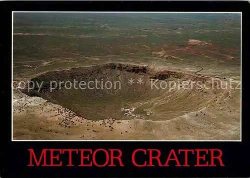 AK / Ansichtskarte Vulkane Geysire Vulcans Geysers Meteor Crater Arizona  Kat. Natur
