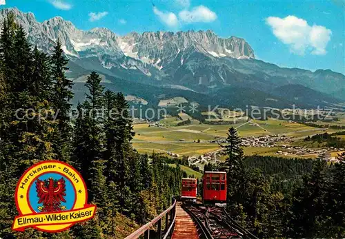 AK / Ansichtskarte Zahnradbahn Hartkaiser Bahn Ellmau Wilder Kaiser Kat. Bergbahn
