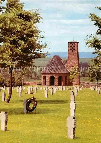 AK / Ansichtskarte Friedhof Deutscher Soldatenfriedhof Recogne Bastogne Belgien  Kat. Tod