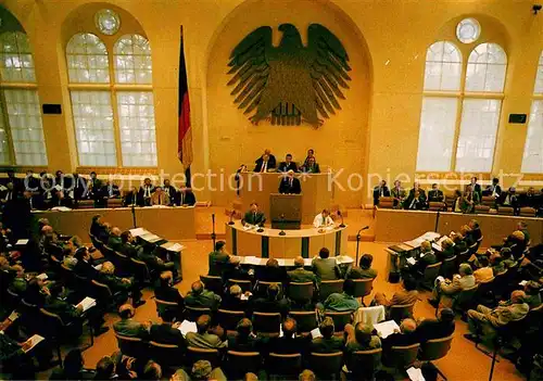 AK / Ansichtskarte Politik Plenarsaal Deutscher Bundestag Alter Wasserwerk Bonn  Kat. Politik