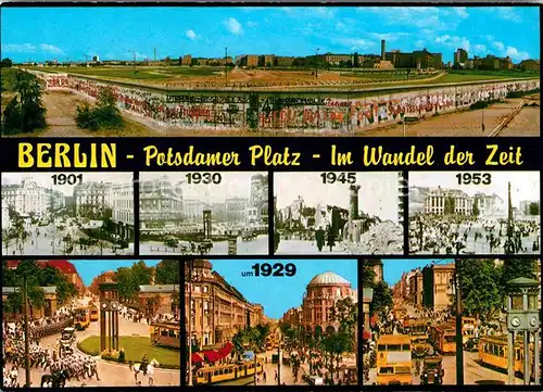 AK / Ansichtskarte Berlin Potsdamer Platz Im Wandel der Zeit 1901 1953 Kat. Berlin