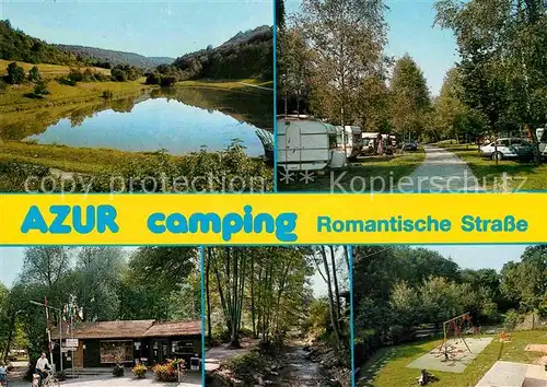 AK / Ansichtskarte Creglingen Azur Camping Romantische Strasse  Kat. Creglingen