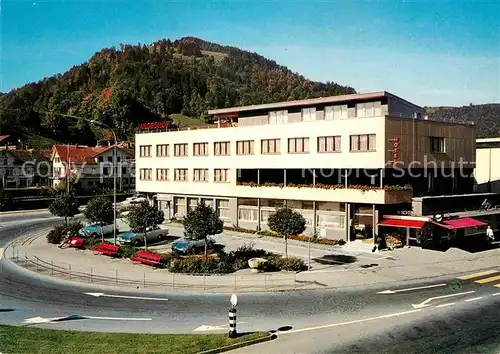 AK / Ansichtskarte Wattwil Bahnhof Hotel Jakobshof Kat. Wattwil