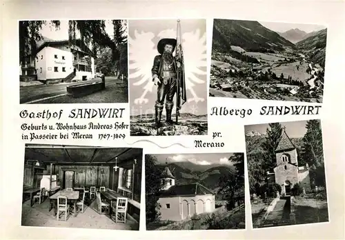 AK / Ansichtskarte Passeier Passeyer Gasthof Sandwirt  Kat. Suedtirol