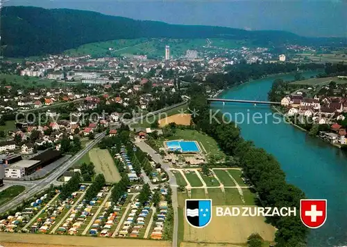 AK / Ansichtskarte Bad Zurzach Regional Schwimmbad Camping Oberfeld  Kat. Zurzach