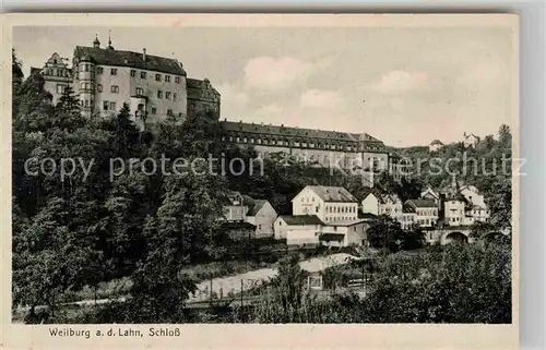 AK / Ansichtskarte Weilburg Lahn Schloss