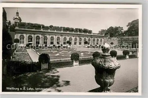 AK / Ansichtskarte Weilburg Lahn Schlossgarten