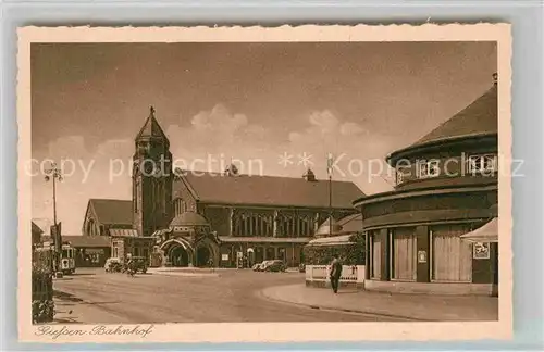 AK / Ansichtskarte Giessen Lahn Bahnhof Kat. Giessen