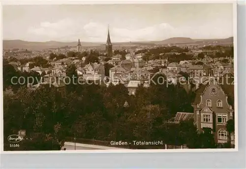 AK / Ansichtskarte Giessen Lahn Totalansicht Kat. Giessen