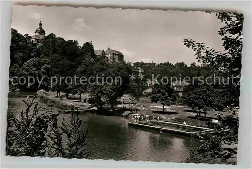 AK / Ansichtskarte Weilburg Lahn Schwimmbad