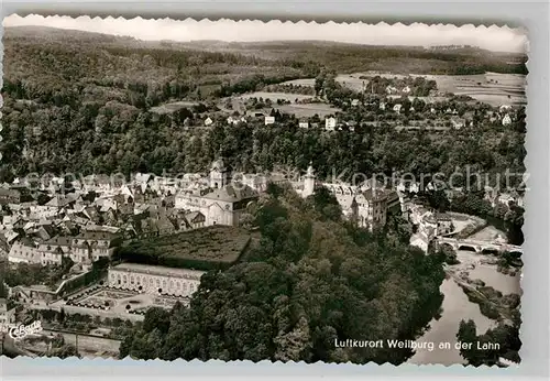 AK / Ansichtskarte Weilburg Lahn Fliegeraufnahme