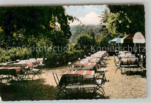 AK / Ansichtskarte Weilburg Lahn Terrasse