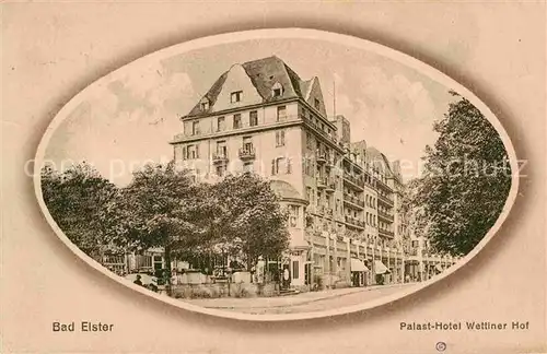 AK / Ansichtskarte Bad Elster Palast Hotel Wettiner Hof  Kat. Bad Elster