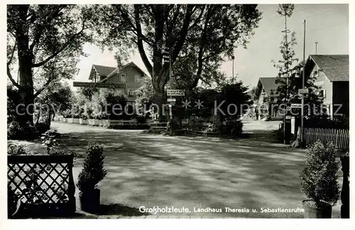 AK / Ansichtskarte Grossholzleute Gasthof Pension Adler Landhaus Theresia und Sebastiansruhe  Kat. Isny im Allgaeu