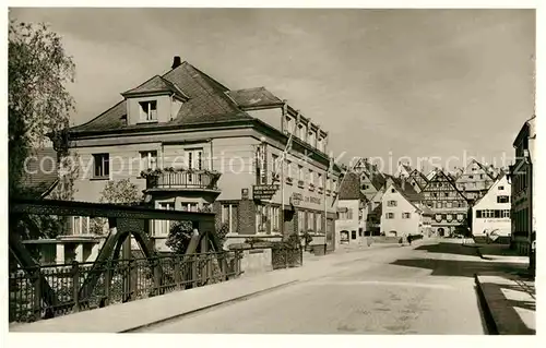 AK / Ansichtskarte Riedlingen Donau Hotel Bruecke  Kat. Riedlingen