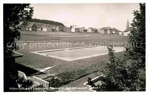 AK / Ansichtskarte Schoenwald Schwarzwald Freibad  Kat. Schoenwald im Schwarzwald