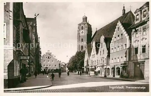 AK / Ansichtskarte Ingolstadt Donau Theresienstrasse Hotel Adler  Kat. Ingolstadt