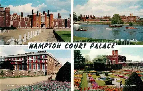 AK / Ansichtskarte Richmond upon Thames Hampton Court Palace Henry VIII Garden Kat. Richmond upon Thames