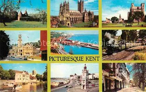 AK / Ansichtskarte Kent Oast Houses Chatham Maidstone Caterbury Dover Margate Rochester Railway Tunbridge Wells