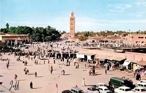 AK / Ansichtskarte Marrakech Marrakesch Place Djermaa El Fna Kat. Marokko