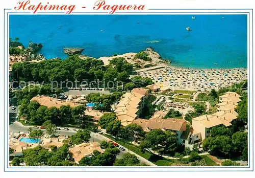 AK / Ansichtskarte Paguera Mallorca Islas Baleares Hapimag Hotel Ferienanlage Bucht Fliegeraufnahme Kat. Calvia