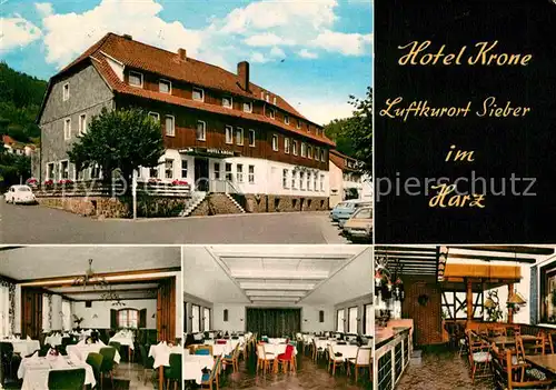 AK / Ansichtskarte Sieber Hotel Krone  Kat. Herzberg am Harz