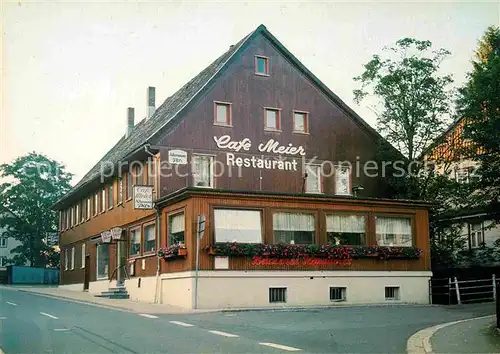 AK / Ansichtskarte Altenau Harz Cafe Meier Kat. Altenau