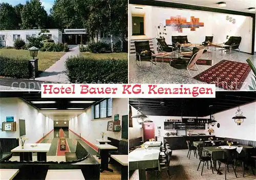 AK / Ansichtskarte Kenzingen Hotel Bauer  Kat. Kenzingen