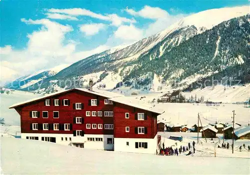 AK / Ansichtskarte Gluringen Ferienheim Jungbrunnen Winterpanorama Alpen Kat. Gluringen