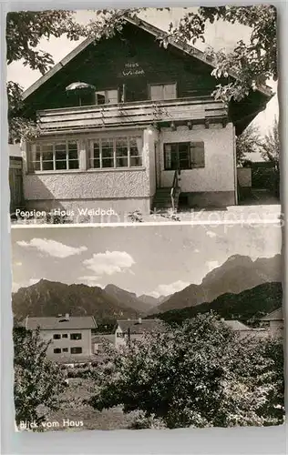 AK / Ansichtskarte Fuessen Allgaeu Pension Haus Weidach Kat. Fuessen