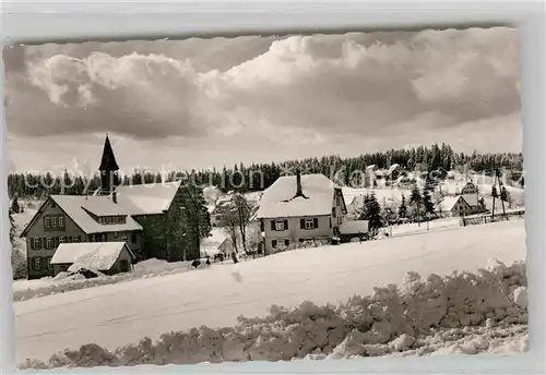 AK / Ansichtskarte Kniebis Freudenstadt Panorama Winter Kat. Freudenstadt